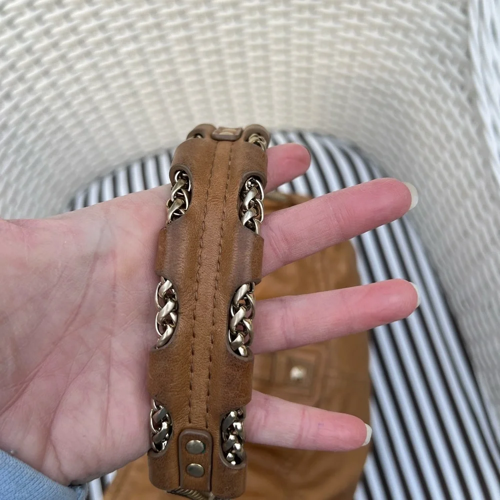 Henri Bendel Lamb Skin Leather Shoulder Bag - Picture 5 of 15